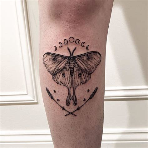 black luna moth tattoo meaning